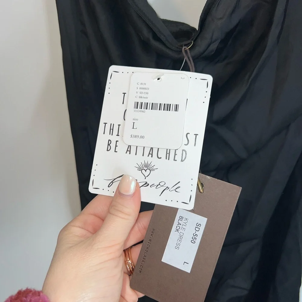 Nicholas NEW free people Kyle dress black - Picture 3 of 13
